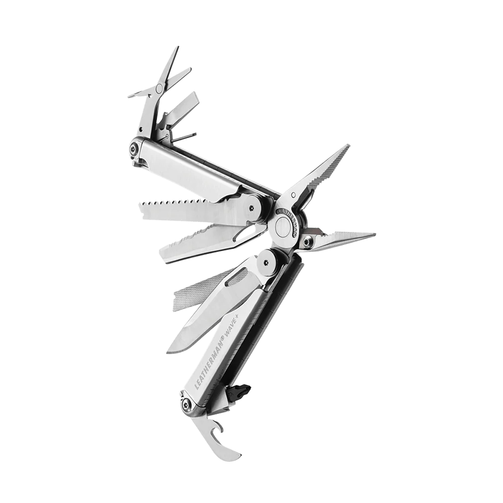 LEATHERMAN - WAVE + | 18 PIECE MULTI TOOL | STAINLESS W/ NYLON BUTTON SHEATH