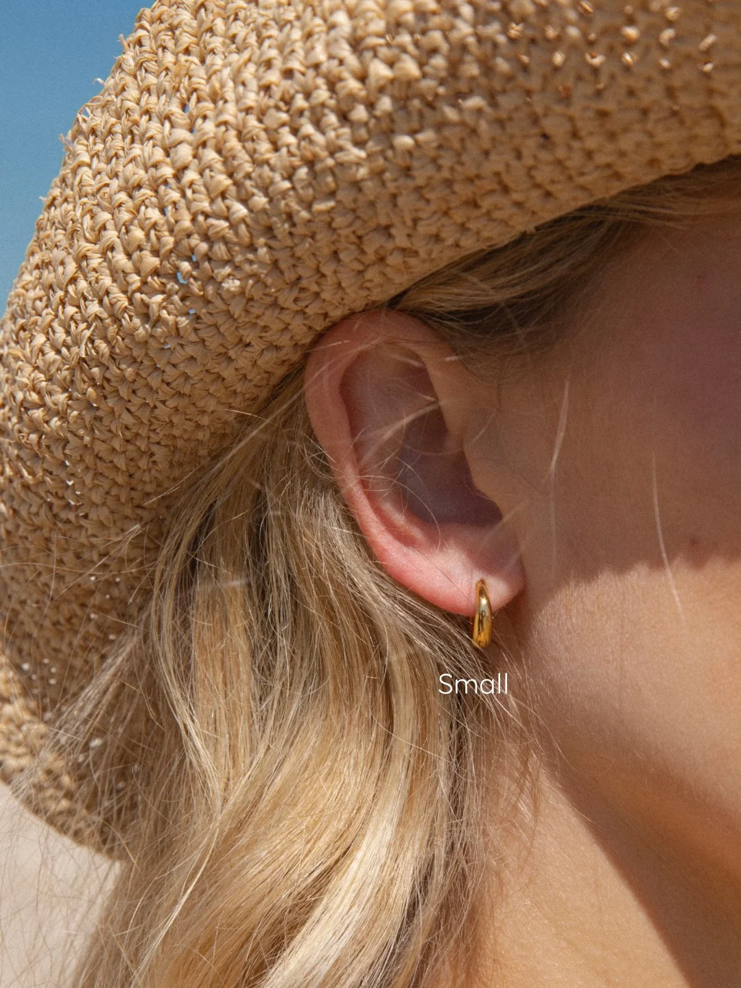 MTL - ISLAND GLOW | HOOPS IN 18K GOLD | SMALL