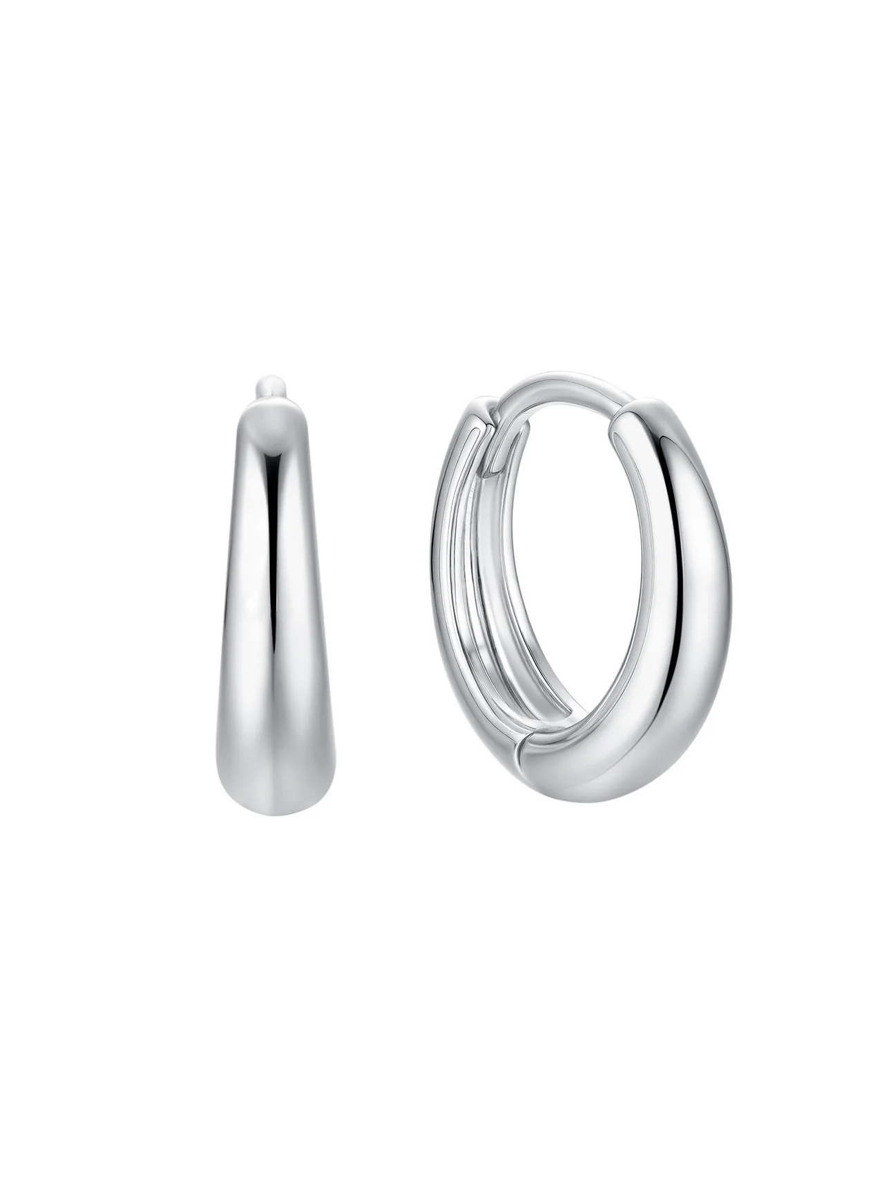 MTL - ISLAND GLOW | HOOPS IN STERLING SILVER | MEDIUM