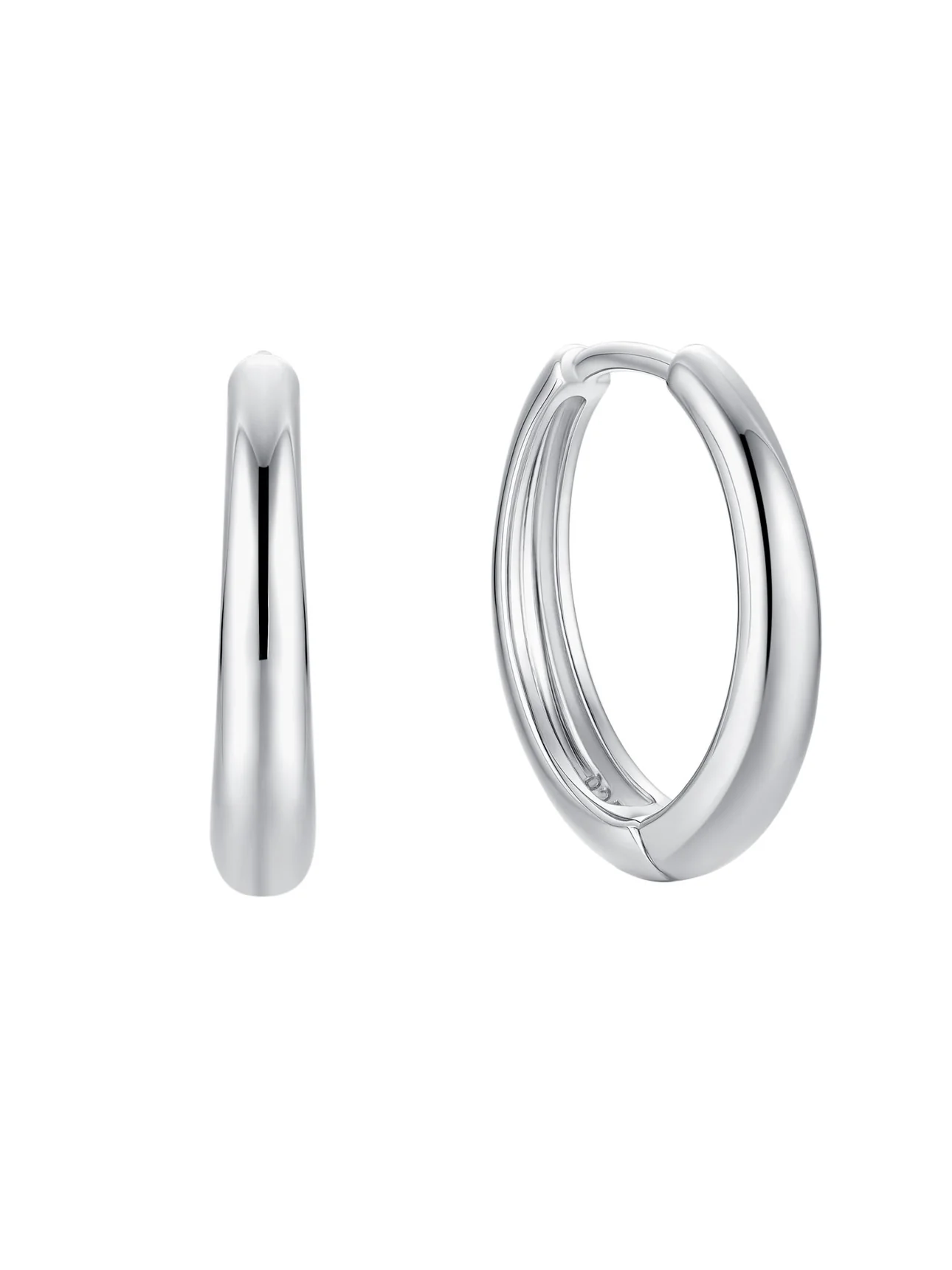 MTL - ISLAND GLOW | HOOPS IN STERLING SILVER | MEDIUM