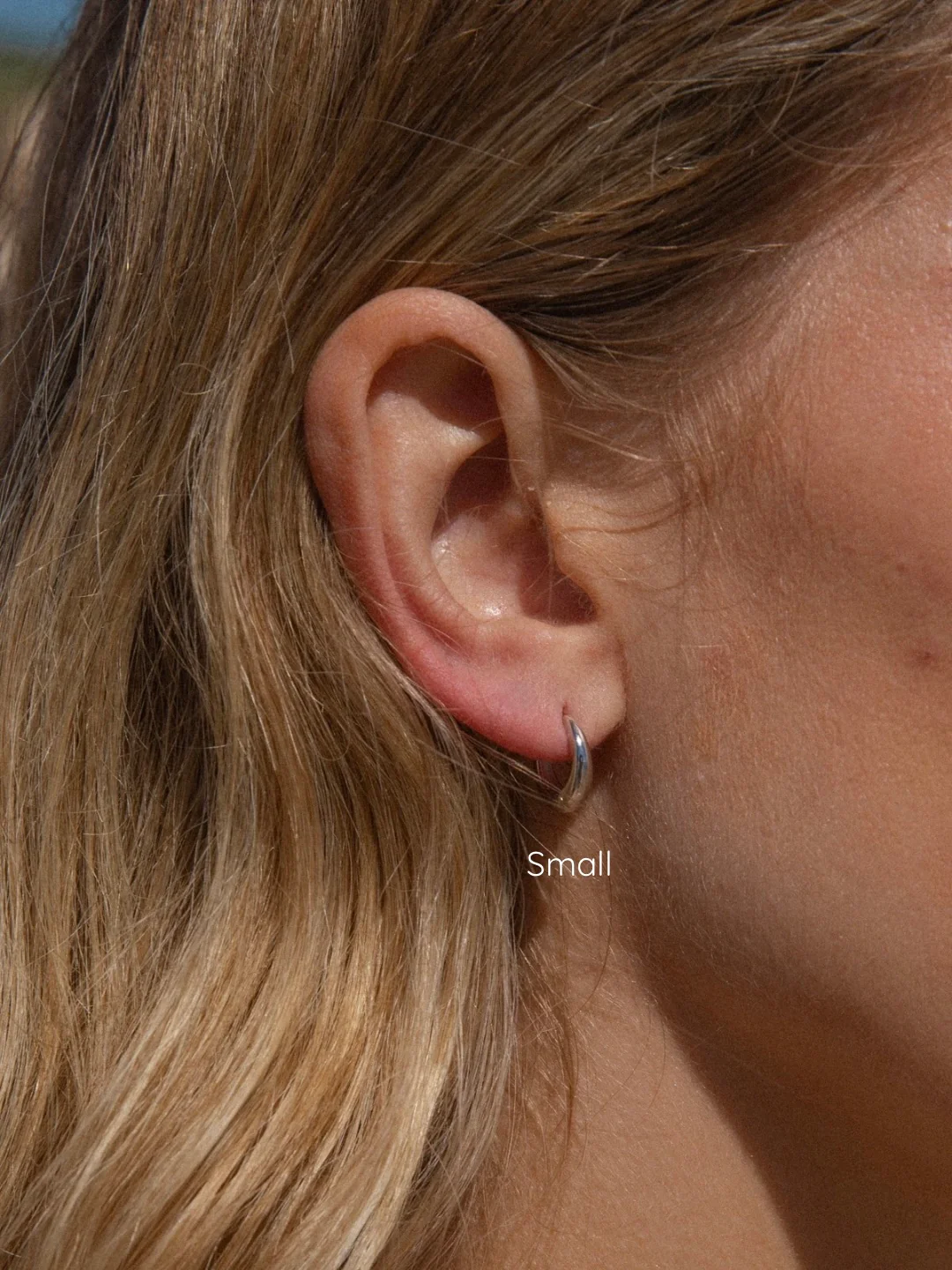 MTL - ISLAND GLOW | HOOPS IN STERLING SILVER | MEDIUM