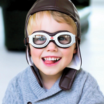 BAGHERA - RACE KIT | LEATHER RACING CAP & GOGGLES SET