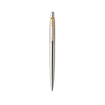 PARKER - JOTTER STAINLESS STEEL GOLD TRIM BALL POINT PEN
