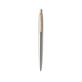 PARKER - JOTTER STAINLESS STEEL GOLD TRIM BALL POINT PEN