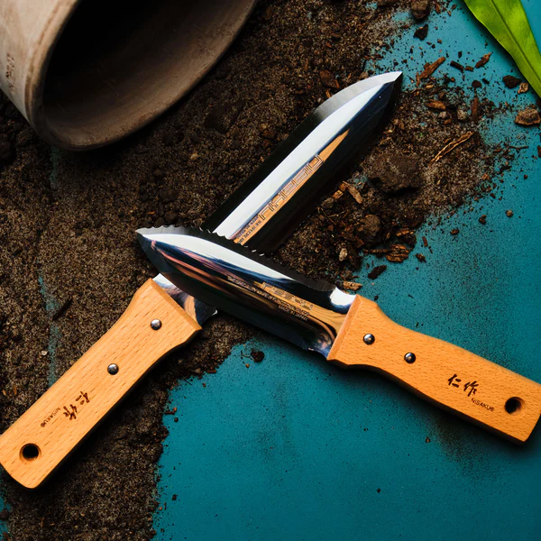 JAPANESE TOOLS - HORI HORI | JAPANESE STAINLESS STEEL WEEDING KNIFE