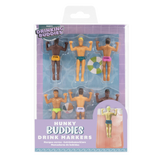 NPW - HUNKY BUDDIES DRINK MARKERS-SET