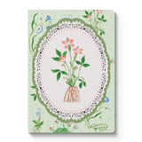 CATH KIDSTON - A6 TEXTURED SOFT COVER NOTEBOOK | GREEN ROOTS VIGNETTE