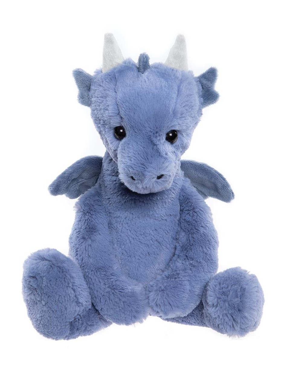 CHARLIE BEARS - DRACO DRAGON DENIM BLUE L