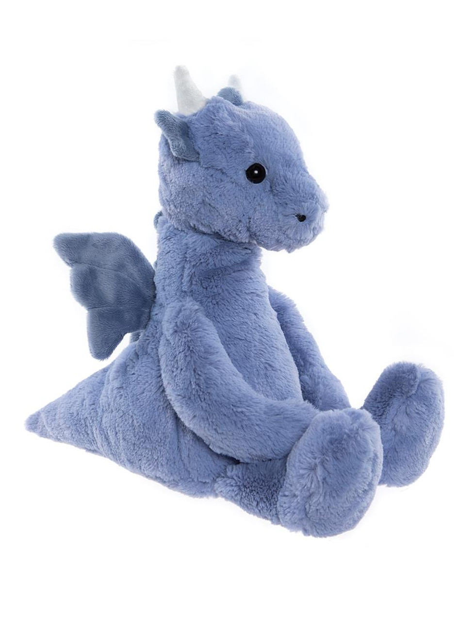 CHARLIE BEARS - DRACO DRAGON DENIM BLUE L
