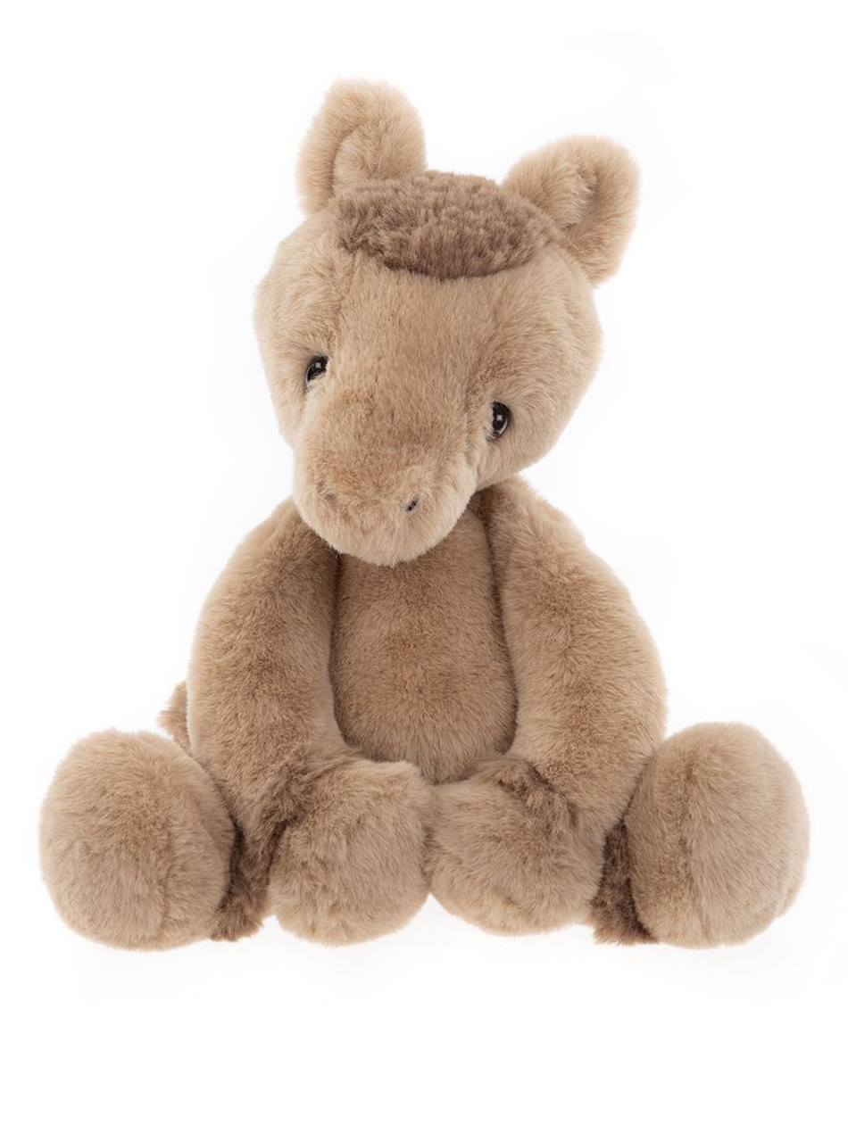 CHARLIE BEARS - CLIP CLOP PONY OATMEAL BROWN M