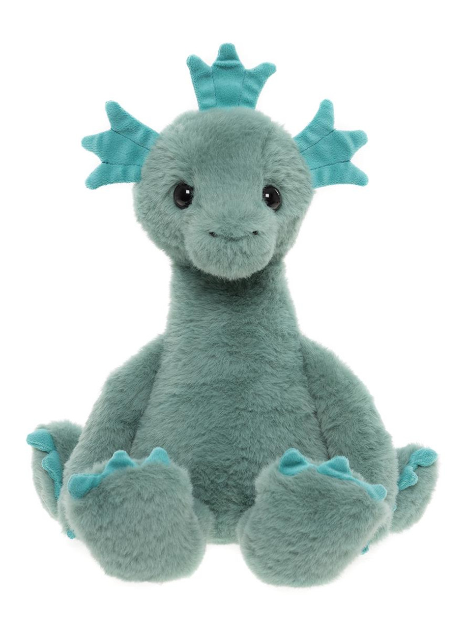 CHARLIE BEARS - NESSIE LOCH NESS MONSTER SEAWEED GREEN M
