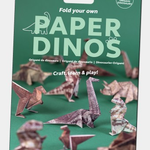 PIKKII - PAPER DINOS | ORIGAMI DINOSAUR CRAFT SET