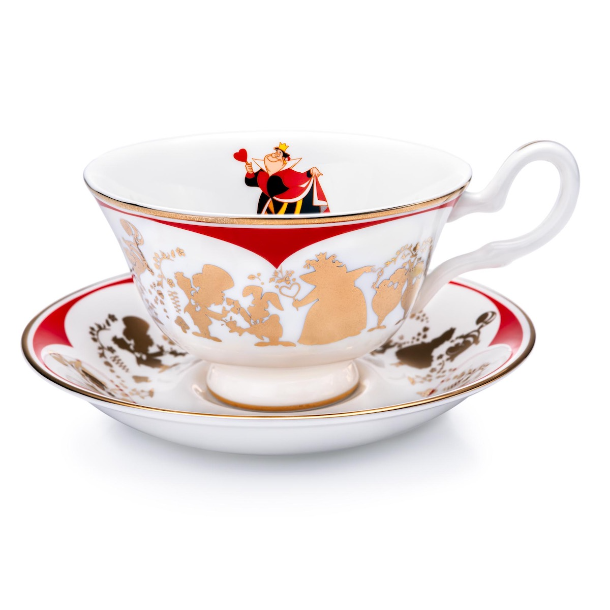 THE ENGLISH LADIES CO - DISNEY PRINCESS | ALICE IN WONDERLAND | QUEEN OF HEARTS | CUP & SAUCER