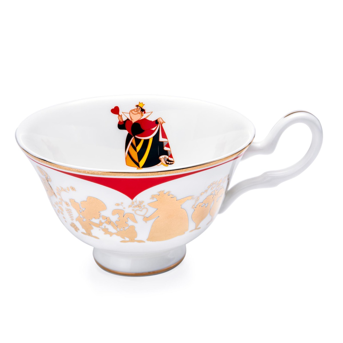 THE ENGLISH LADIES CO - DISNEY PRINCESS | ALICE IN WONDERLAND | QUEEN OF HEARTS | CUP & SAUCER