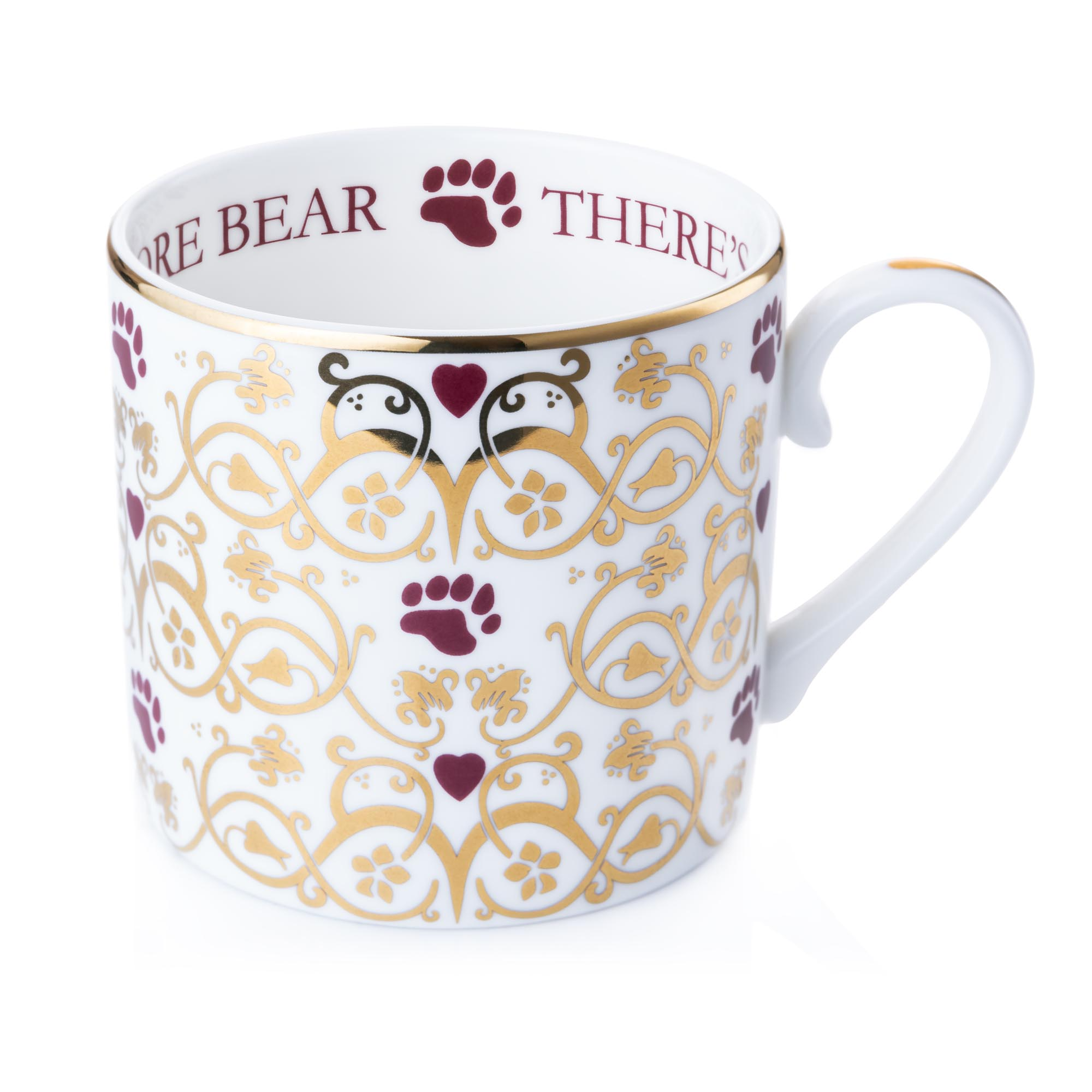 THE ENGLISH LADIES CO - CHARLIE BEARS | CUP & SAUCER | ALWAYS ROOM FOR FOR ONE MORE