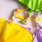 ORIGINAL DUCKHEAD - YELLOW COMPACT ECO-FRIENDLY WIND RESISTANT UMBRELLA