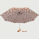 ORIGINAL DUCKHEAD - COMPACT UMBRELLA | PEANUT BUTTER CHECKERS
