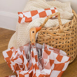 ORIGINAL DUCKHEAD - COMPACT UMBRELLA | PEANUT BUTTER CHECKERS