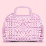 SUNJELLIES - RETRO BASKET | LARGE | LILAC