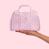 SUNJELLIES - RETRO BASKET | SMALL | LILAC