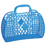 SUNJELLIES - RETRO BASKET | LARGE | ROYAL BLUE