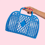 SUNJELLIES - RETRO BASKET | LARGE | ROYAL BLUE