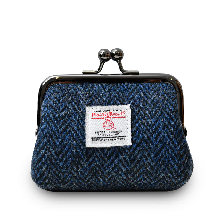 ISLANDER | THE COIN PURSE | NAVY HERRINGBONE