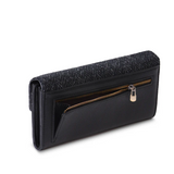 ISLANDER - THE LARGE CLASP PURSE | BLACK & WHITE DOGTOOTH