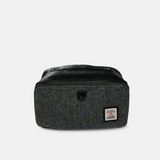ISLANDER - TOILETRY BAG | BLACK & GREY HERRINGBONE