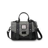 ISLANDER - THE MINI SATCHEL | BLACK & WHITE DOGTOOTH