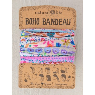 NATURAL LIFE - BOHO BANDEAU | CREAM BORDER