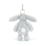 JELLYCAT - BASHFUL SILVER BUNNY BAG CHARM
