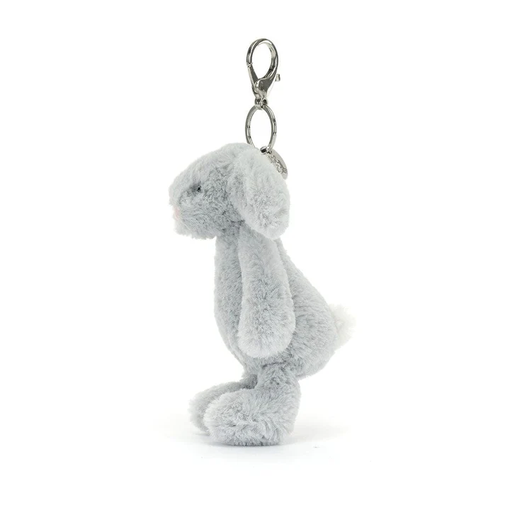 JELLYCAT - BASHFUL SILVER BUNNY BAG CHARM