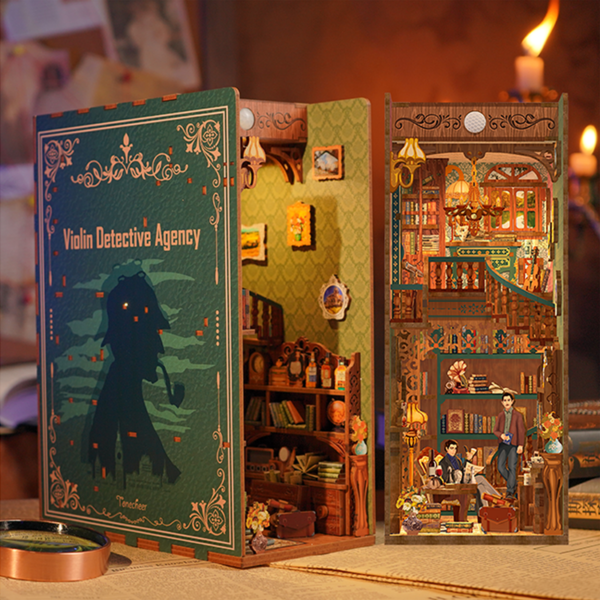 TONECHEER - BOOK NOOK 3D PUZZLE | VIOLIN DETECTIVE AGENCY