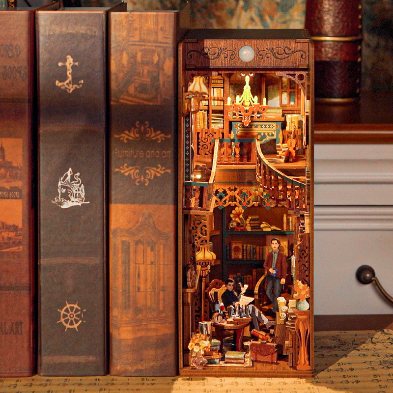 TONECHEER - BOOK NOOK 3D PUZZLE | VIOLIN DETECTIVE AGENCY