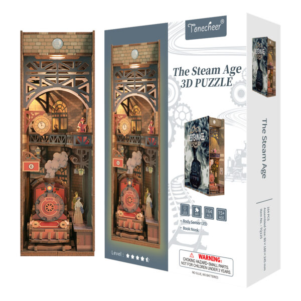 TONECHEER - BOOK NOOK 3D PUZZLE | THE STEAM AGE