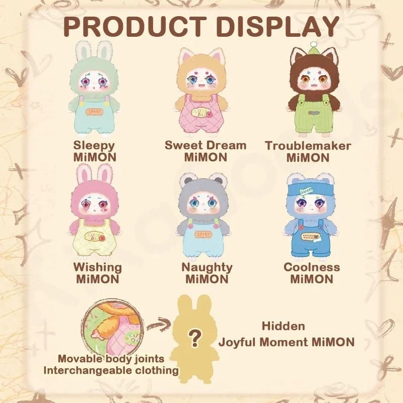 KIMMON - I'M MIMON PLUSH DOLL BLIND BOX
