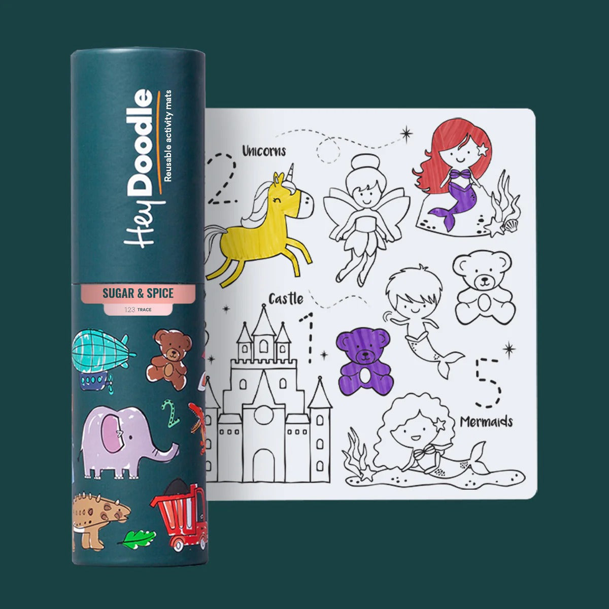 HEY DOODLE - REUSABLE MINI MAT | SUGAR & SPICE