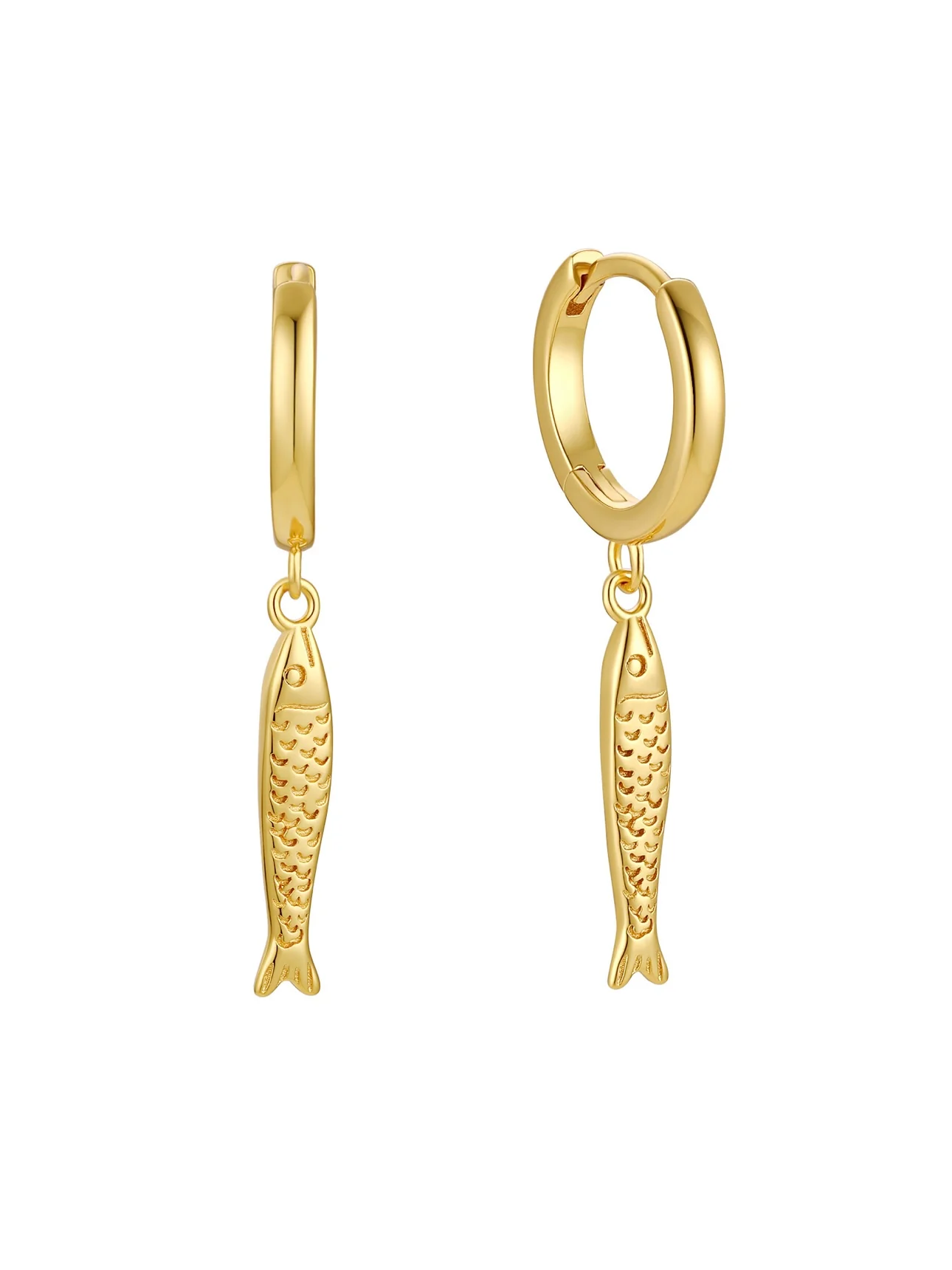 MTL - SARDINE HOOPS | 18K GOLD VERMEIL