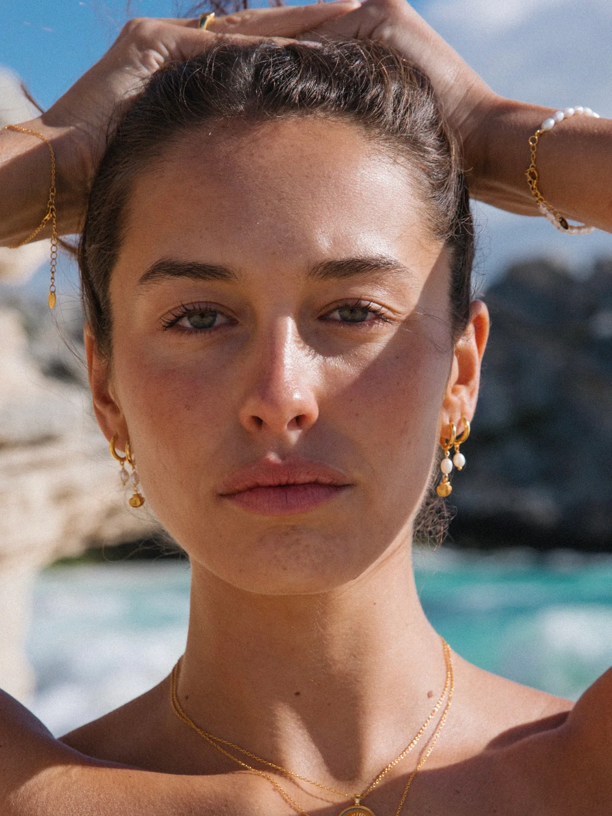 MTL - CORA HOOPS IN 18K GOLD VERMEIL