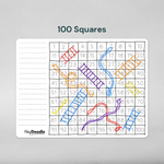 HEY DOODLE - REUSEABLE SILCONE MAT | 100 SQUARES