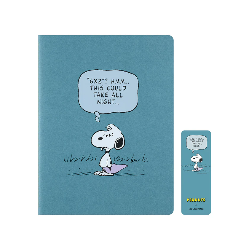 MOLESKINE - PEANUTS LIMITED EDITION CASHIER NOTEBOOK SET | EXTRA LARGE