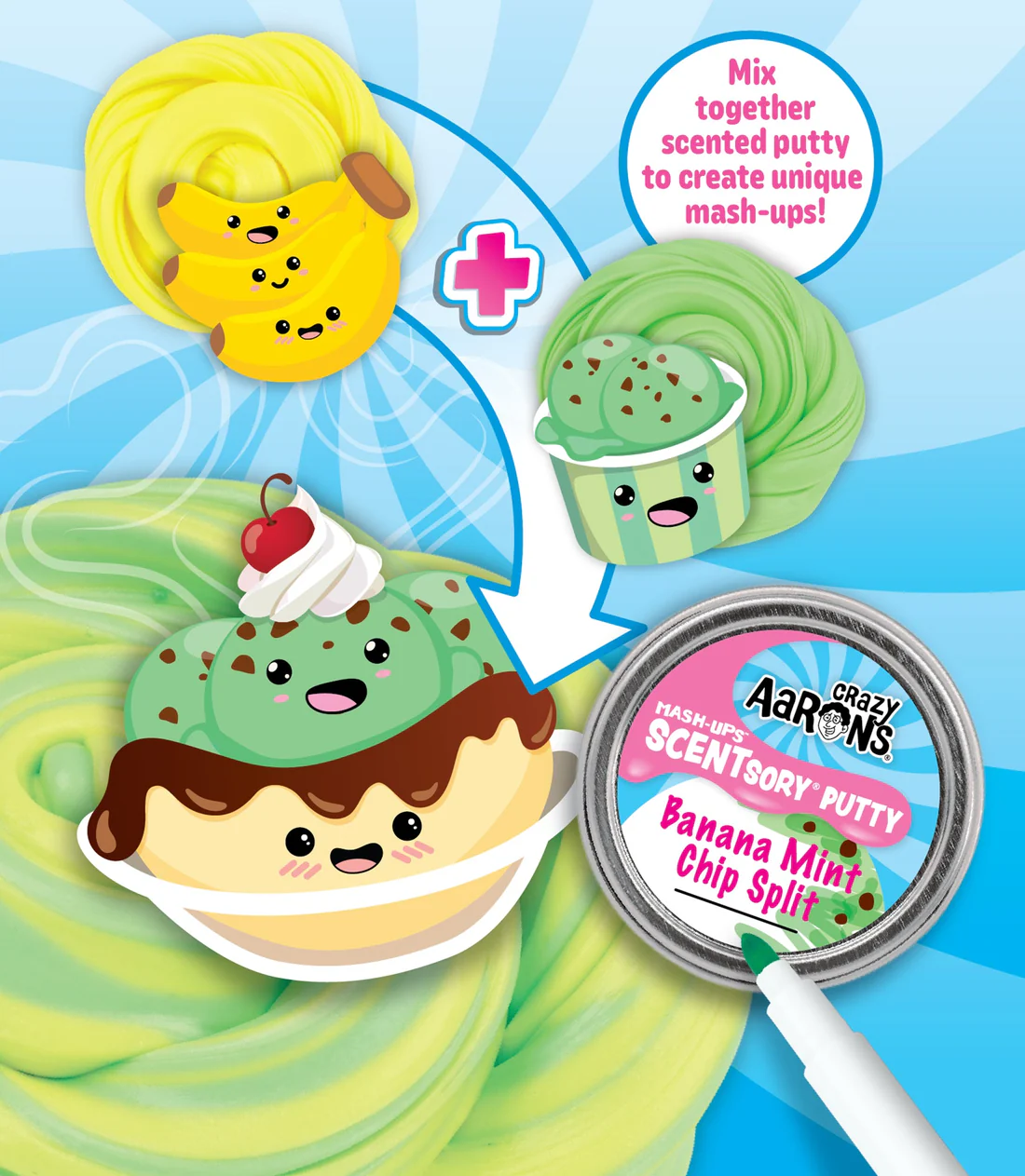 CRAZY AARONS PUTTY - SCENTSORY MASH-UP | MIXED BY ME KIT