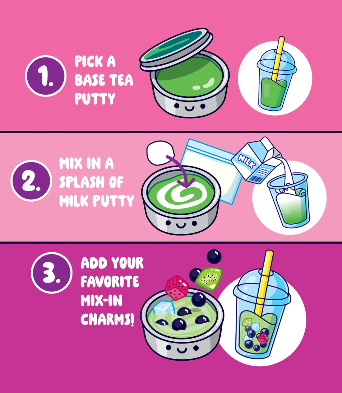 CRAZY AARONS PUTTY - BOBA THINKING PUTTY - MIXED BY ME KIT