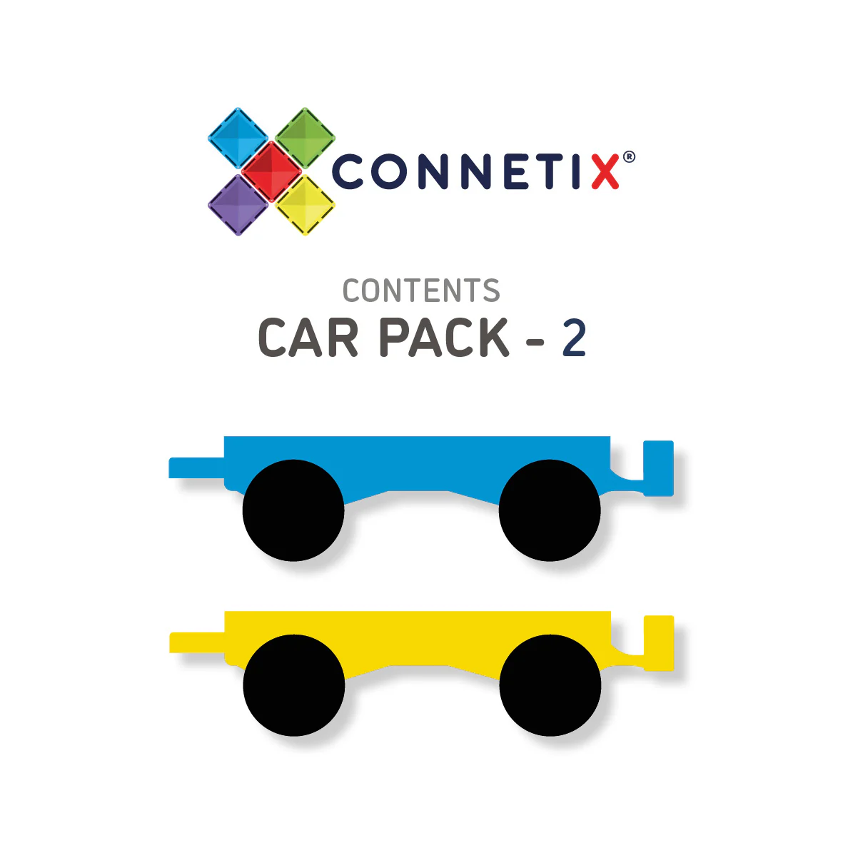 CONNETIX - CREATIVE CAR PACK | 2 PIECE
