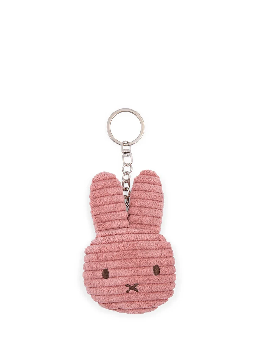 MIFFY - FLAT KEYCHAIN ECO CORDUROY | DUSTY ROSE (10CM)