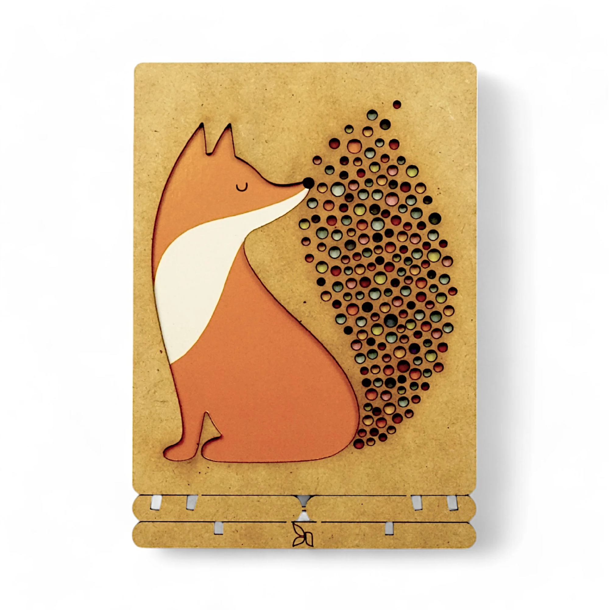 KOMONI - LITTLE FIRE FOX POP-UP ART