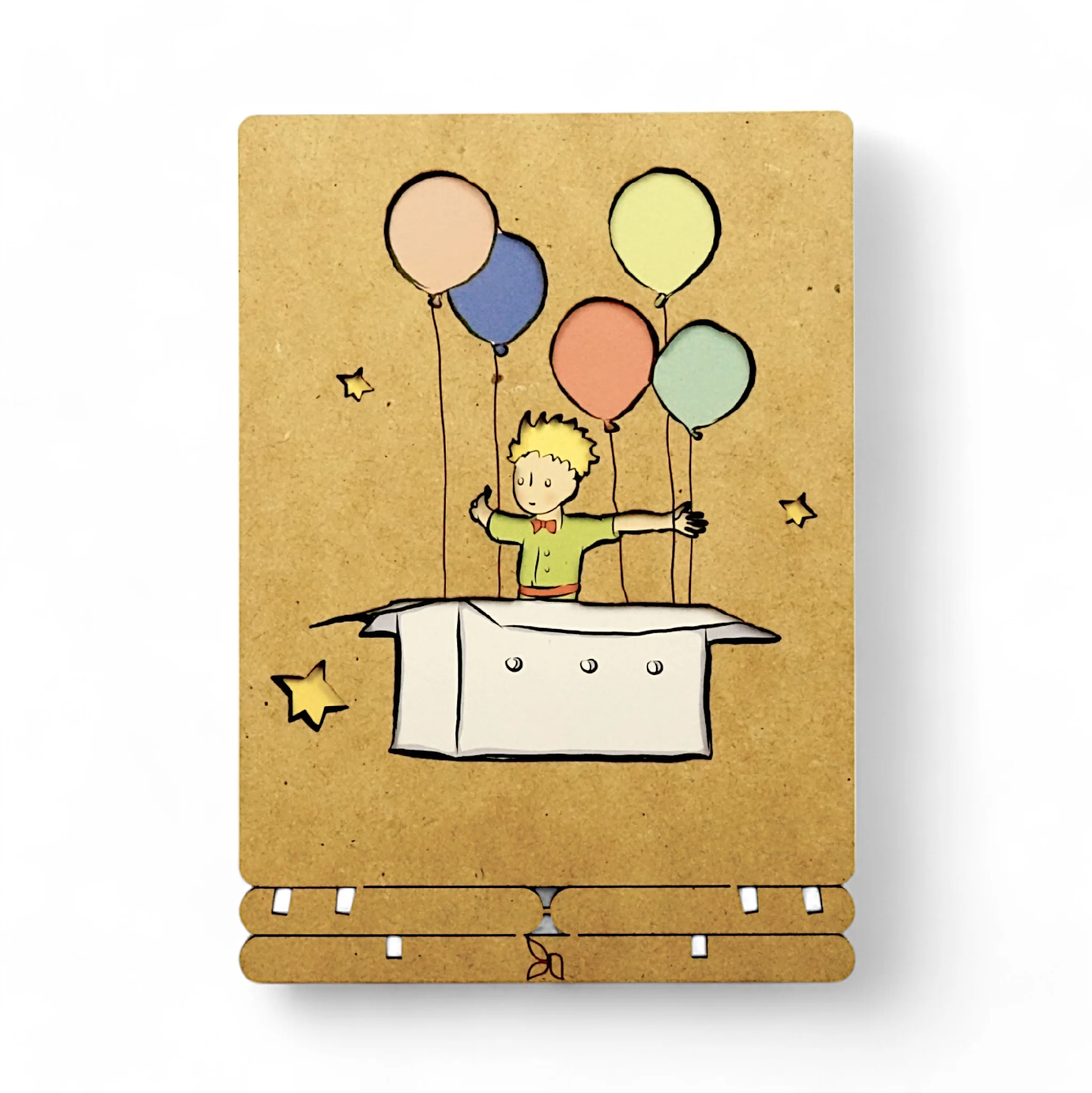 KOMONI - LE PETIT PRINCE BALLOON POP-UP ART