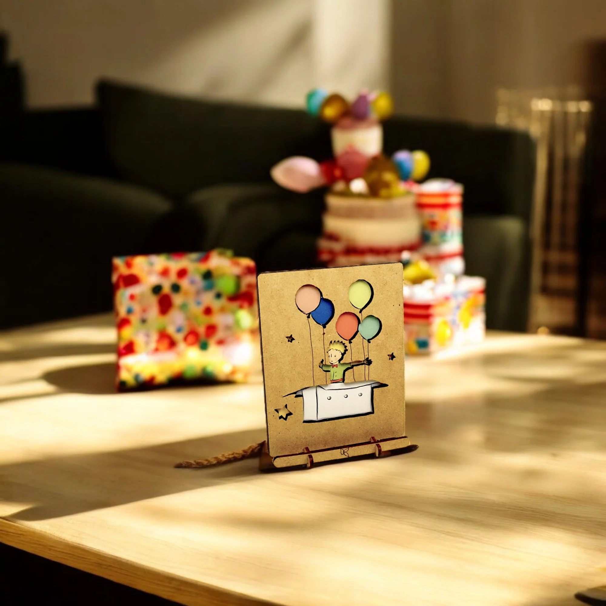 KOMONI - LE PETIT PRINCE BALLOON POP-UP ART