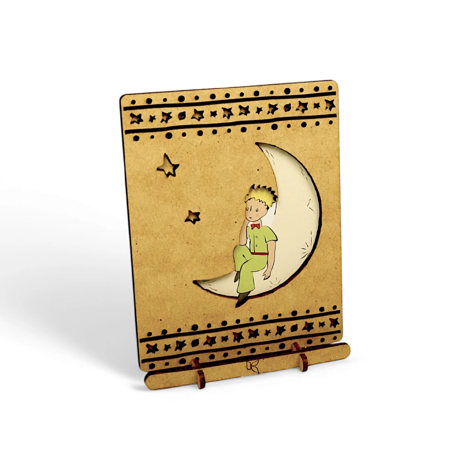 KOMONI - LE PETIT PRINCE ON THE MOON POP-UP ART